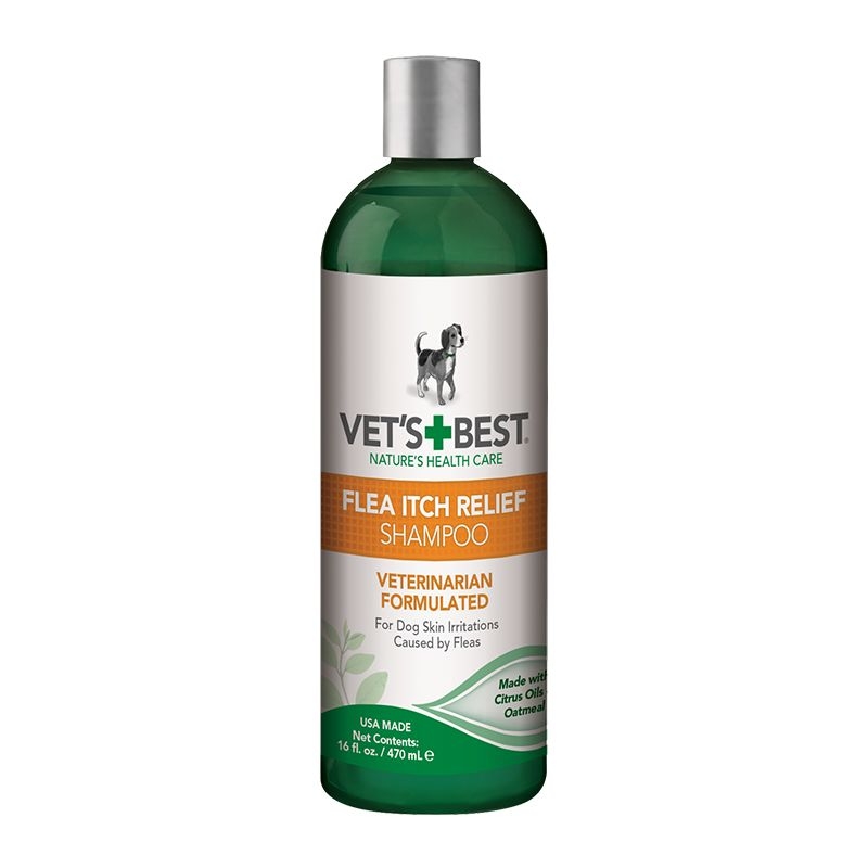 Vet’s Best Flea Itch Relief Shampoo, 470 ml petmart.ro imagine 2022