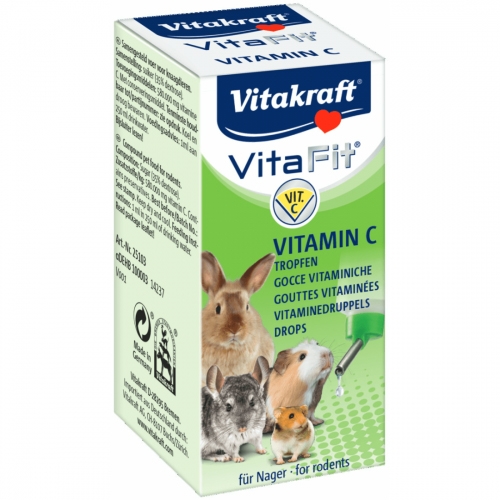 Vitamine pentru rozatoare, Vitakraft Vitafit Vitamina C, 10 ml petmart.ro imagine 2022