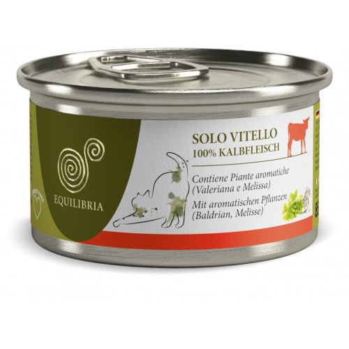 Equilibria cat - 100% carne de vitel- conserva 85 g