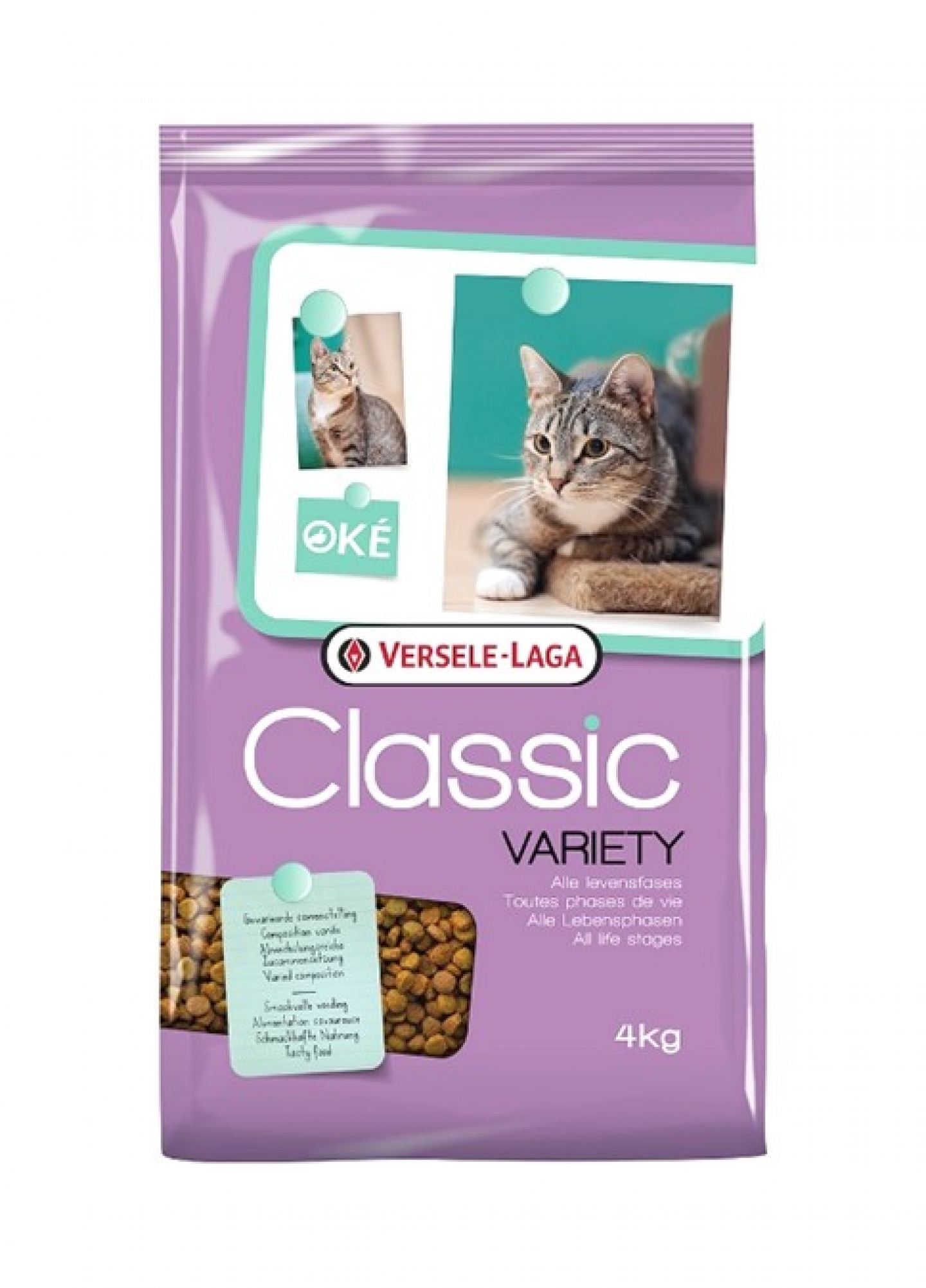 Versele-laga oke classic cat variety, 4 kg
