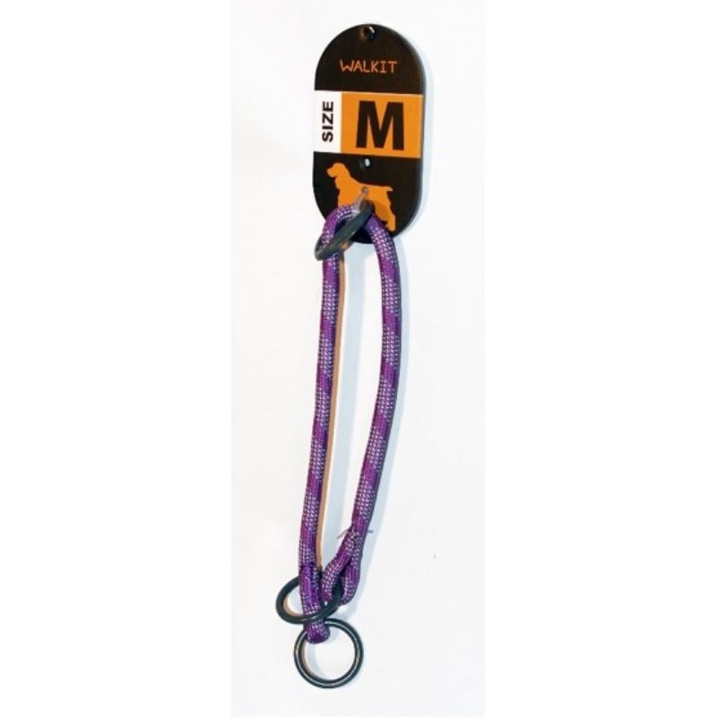 Walkit Special Round Rope Zgarda caine violet (M) 0.8 x 35 - 40 cm imagine