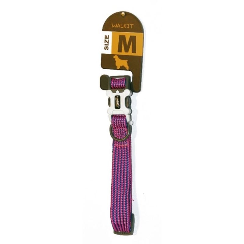 Walkit Tubular Multicolor Zgarda caine violet (M) 2 x 35 – 50 cm petmart