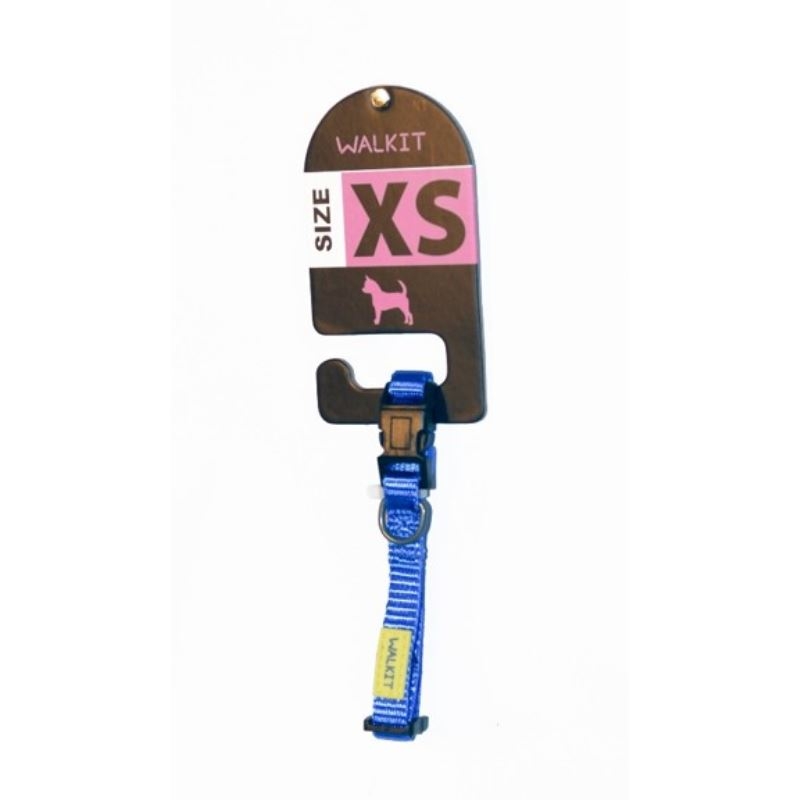 Walkit Zgarda caine albastra (XS) 1 x 20 – 30 cm petmart.ro