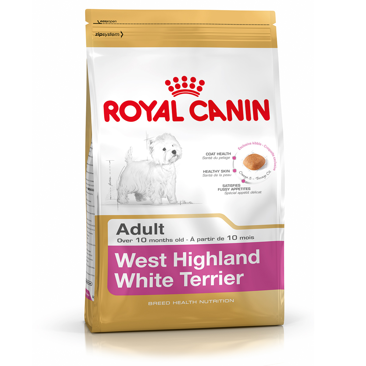 Royal Canin West Highland Terrier Adult hrana uscata caine Westie, 1.5 kg