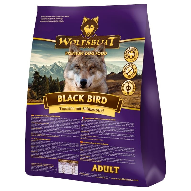 Wolfsblut Black Bird Adult, 7.5 kg