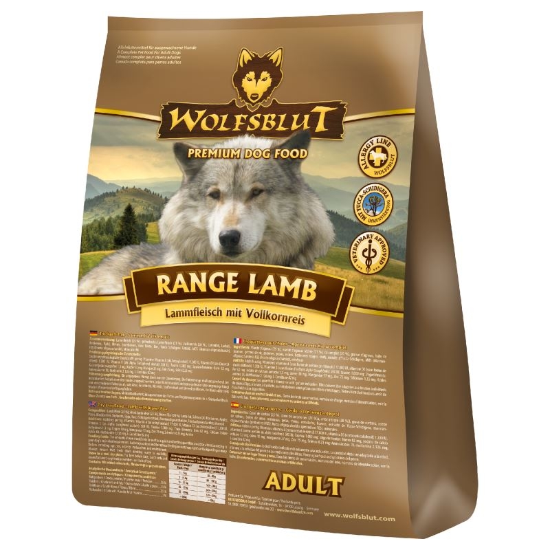 Wolfsblut Range Lamb Adult, 7.5 kg