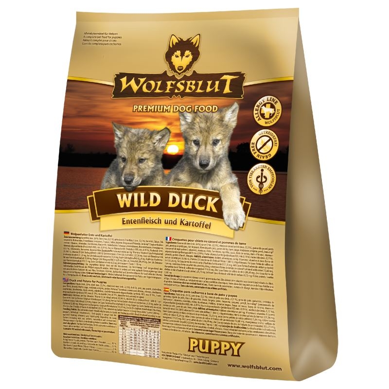 Wolfsblut Wild Duck Puppy, 15 kg