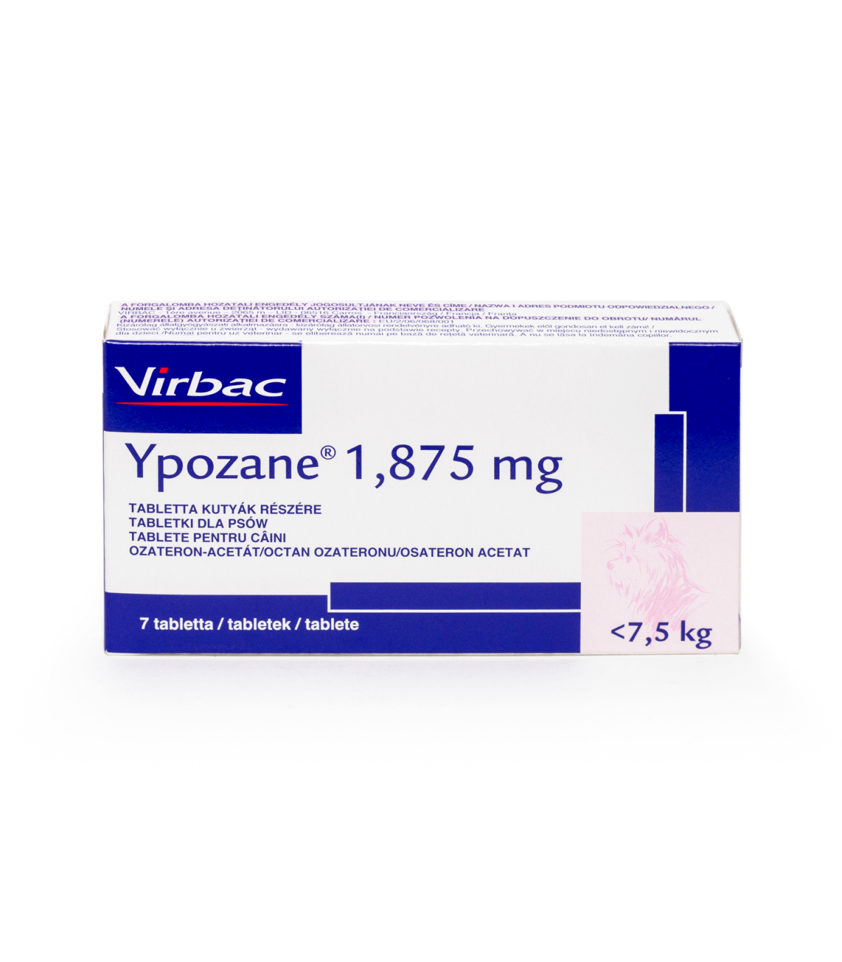 Ypozane 1.875 mg, (caini <7.5 kg) 7 tablete petmart.ro imagine 2022