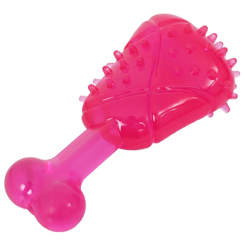 Jucarie din cauciuc termoplastic, Mon Petit Ami, 11×5.2 cm, Roz petmart