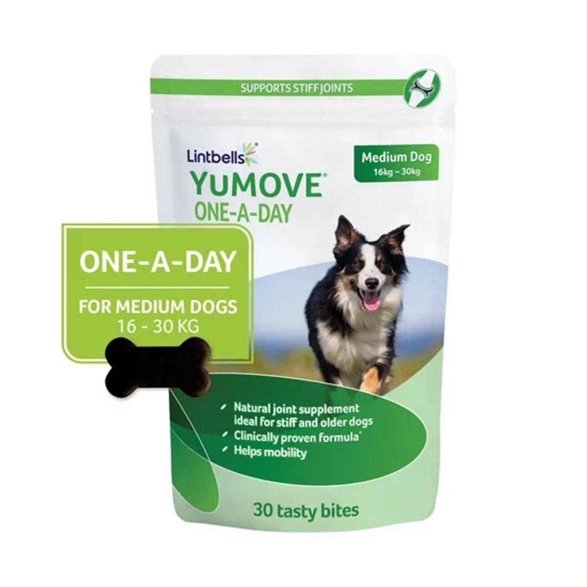 YuMOVE One-A-Day for Medium Dogs, 30 comprimate Lintbells imagine 2022