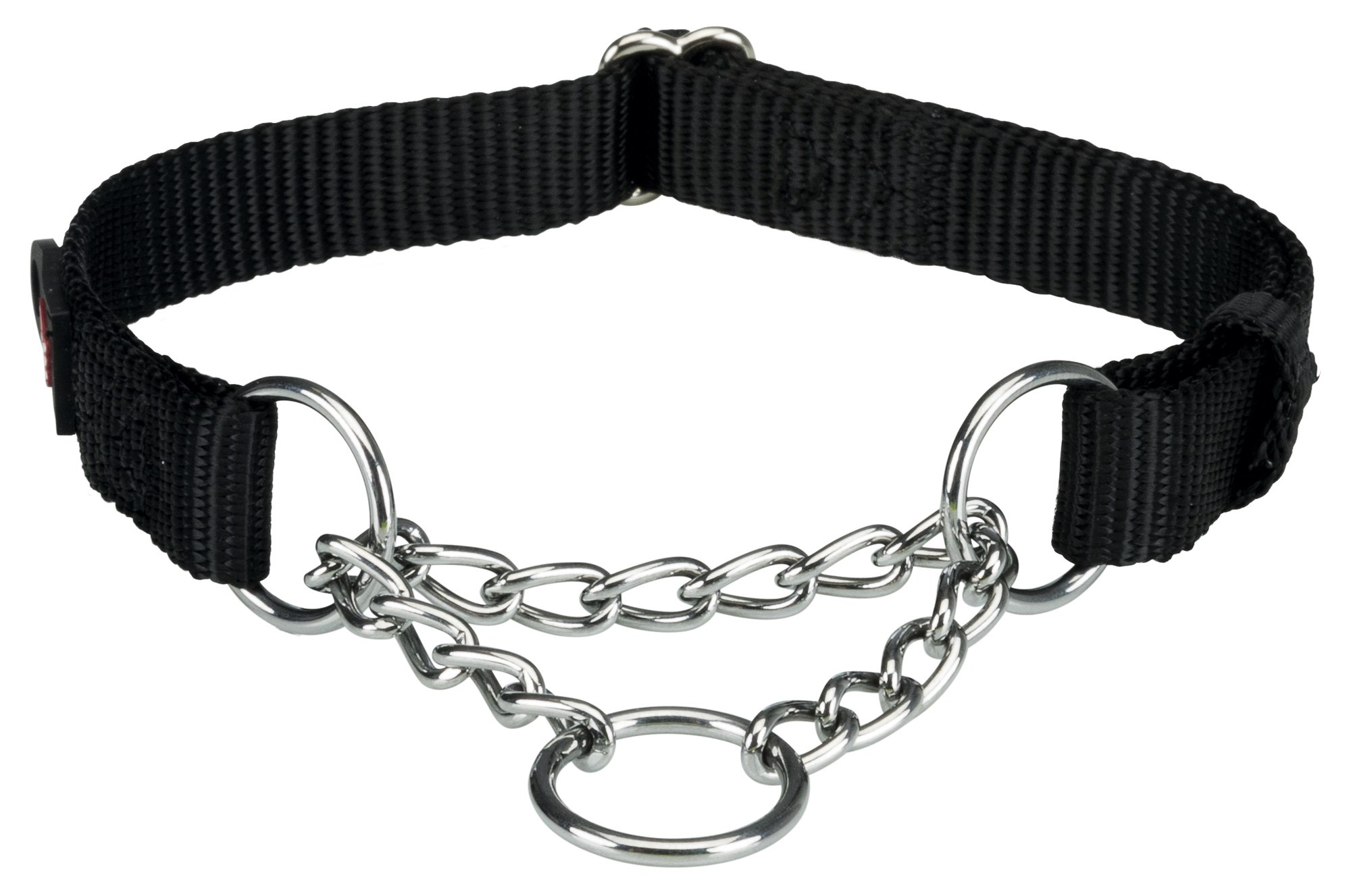 Zgarda chinga cu lant strangulanta 30.-40 cm/15 mm negru 20271