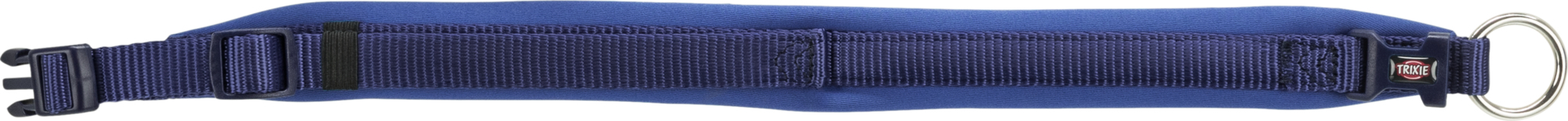 Zgarda premium captusita 35-42 cm/ 15mm indigo/ albastru 1988313