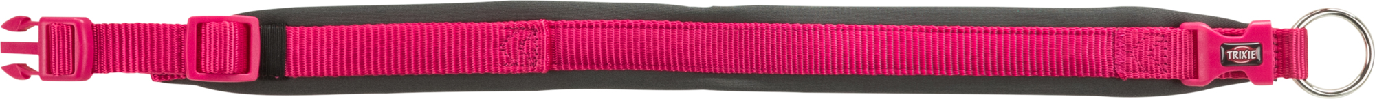 Zgarda premium captusita 42-48 cm/ 20mm fucsia/ grafit 1988411