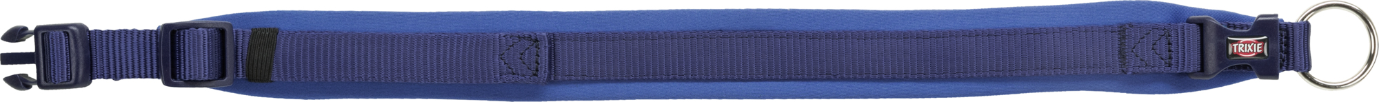 Zgarda premium captusita 42-48 cm/ 20mm indigo/ albastru 1988413